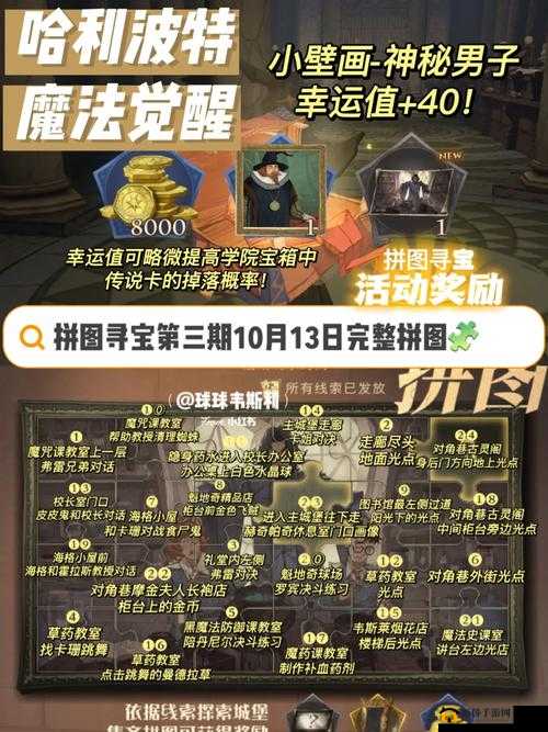 魔法觉醒城堡探秘：魁地奇拼图寻宝全攻略