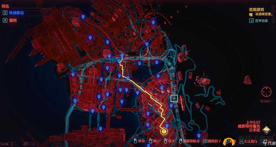 赛博朋克2077传送点究竟藏在哪？揭秘地图界面传送点位置与使用技巧